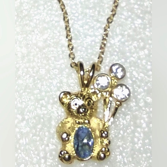 DM99 Gold Teddy Bear Pendant - Picture 5 of 11